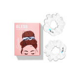 Bless Scrunchies Set WHITE 2pcs